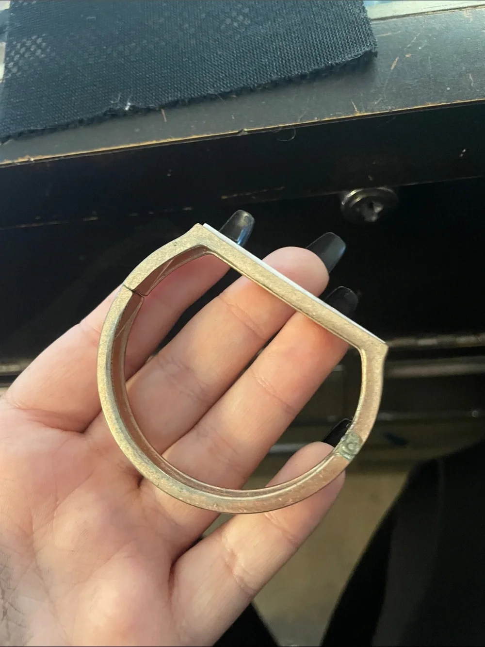 Gold-Tone Women’s Geometric Ring